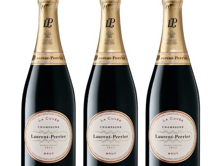 [BUNDLE OF 3] LAURENT PERRIER LA CUVEE BRUT NV 750ML Sale