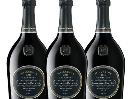 [BUNDLE OF 3] LAURENT PERRIER BRUT VINTAGE 2015 750ML Supply