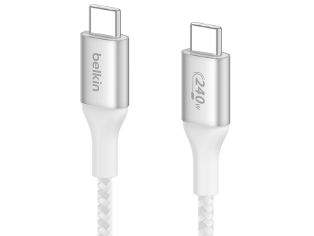 Belkin Usb-C To C Pd3.1 Cable 1M Up To 240W White For Sale