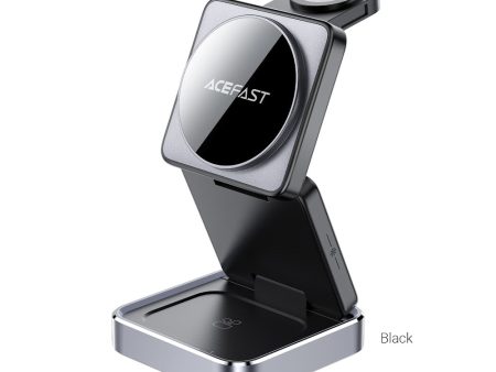 Acefast E20 desktop 3-in-1 Wireless Charging Holder - Black Online Hot Sale