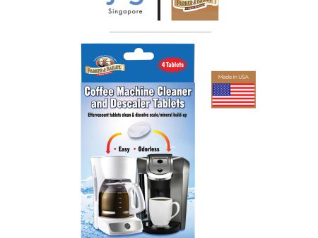 Parker & Bailey Coffee Machine Cleaner & De-Scaler Tablet For Sale