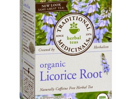 TRADITIONAL MEDICINALS - Organic Licorice Root Tea - 16 Tea Bags Fashion