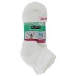 NO NONSENSE - Womens White Quarter Top Socks Cushioned Shoe Size 4-10 - 3 Pairs Hot on Sale