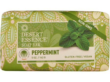 DESERT ESSENCE - Peppermint Soap Bar - 5 oz. (142 g) Sale