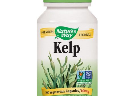 NATURES WAY - Kelp 600 mg - 100 Vegetarian Capsules Hot on Sale