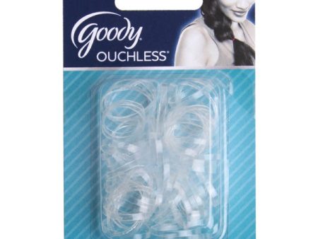 GOODY - Classics Elastic Mini Polybands Crystal Clear - 75 Count Online Hot Sale