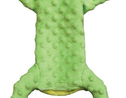 SKINNEEEZ - Extreme Stuffer Frog Dog Toy Green - 14 Inch Online