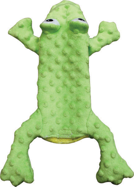 SKINNEEEZ - Extreme Stuffer Frog Dog Toy Green - 14 Inch Online