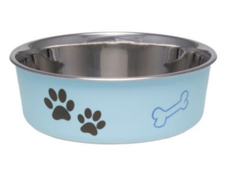 LOVING PETS - Bella Murano Blue Pet Bowl Medium - 1 Bowl Sale