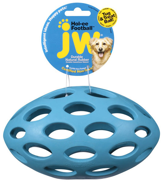 JW PET - Sphericon Football Shaped Dog Chew Toy Large - 8 Inch Online Sale