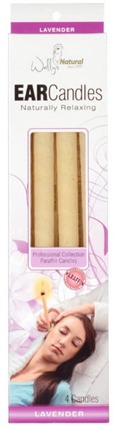 WALLY S - Lavender Paraffin Ear Candle - 4 Candles Sale