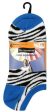 NO NONSENSE - Socks No Show Color Zebra  Neon Solid - 6 Pairs For Sale