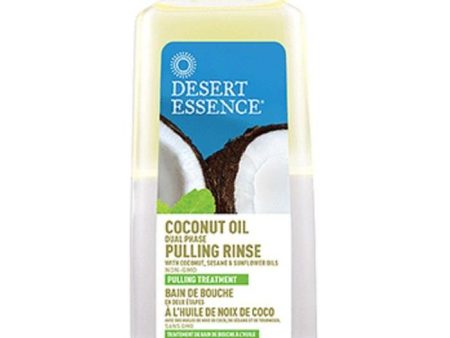 DESERT ESSENCE - Coconut Oil Dual Phase Pulling Rinse - 8 fl. oz. (240 ml) Sale