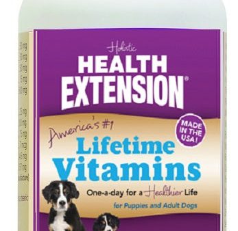 HEALTH EXTENSION - Lifetime Vitamins for Dogs - 60 Count Hot on Sale