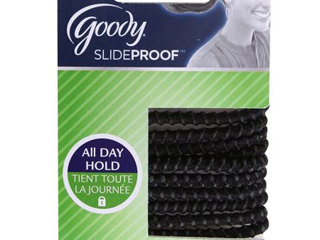 GOODY - Slide Proof Stayput Black Elastics 4 mm - 10 Elastics For Discount