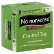 NO NONSENSE - Control Top Pantyhose Size Q Tan - 3 Pair Supply