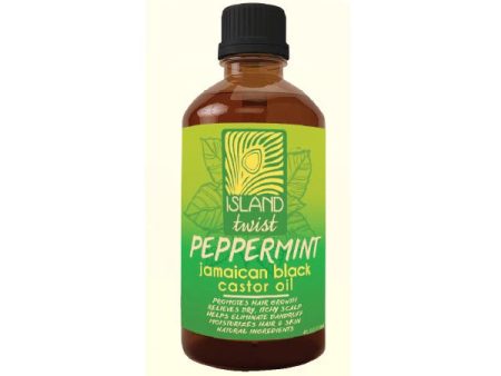 ISLAND TWIST - Jamaican Black Caster Oil Pepprmint - 4 fl oz (118 ml) Online now